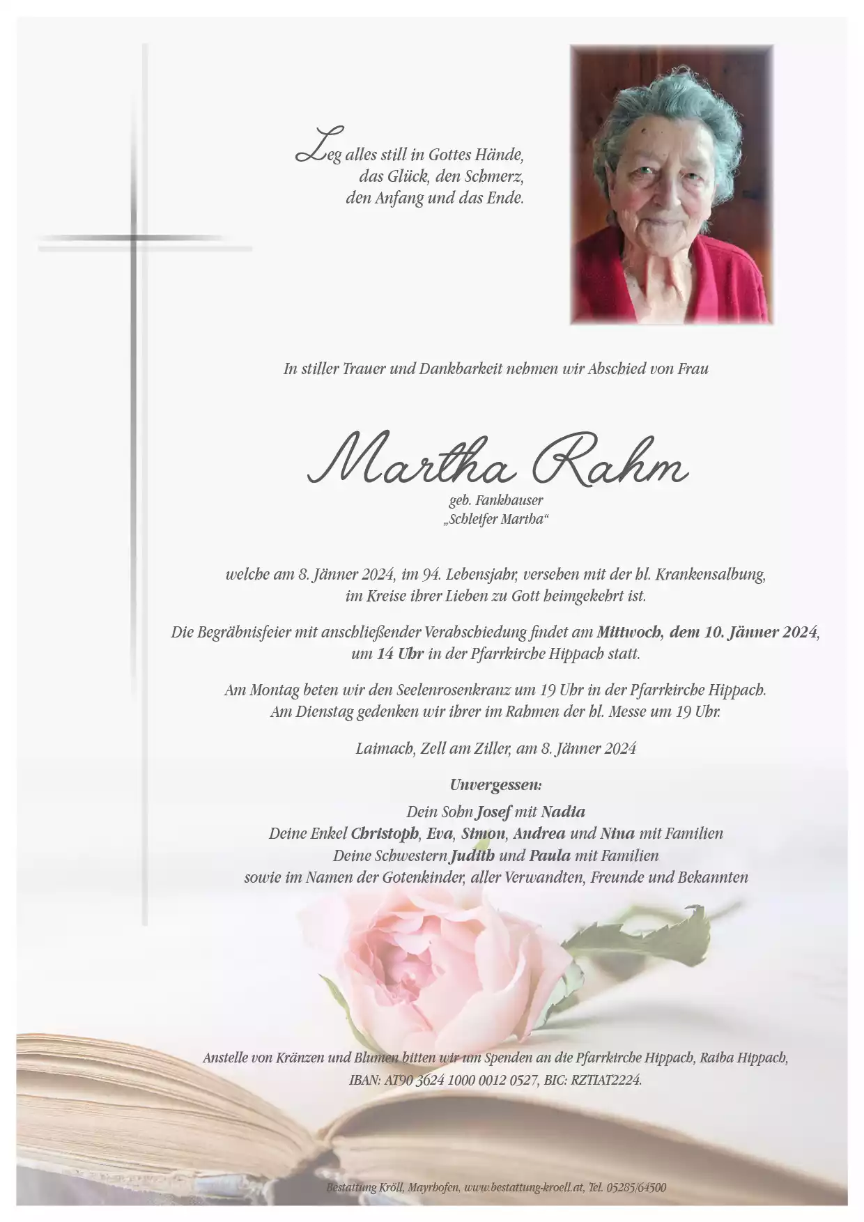 Parte von Martha Rahm
